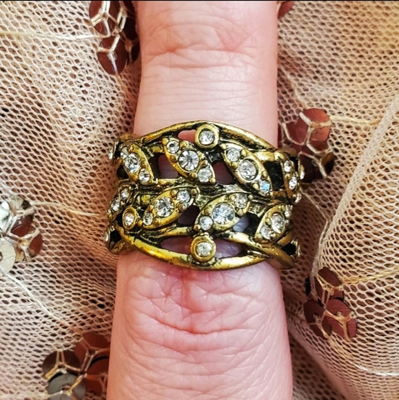 Into The Woods Vines Diamond Ring Size 7.5 - Picture 4 of 10